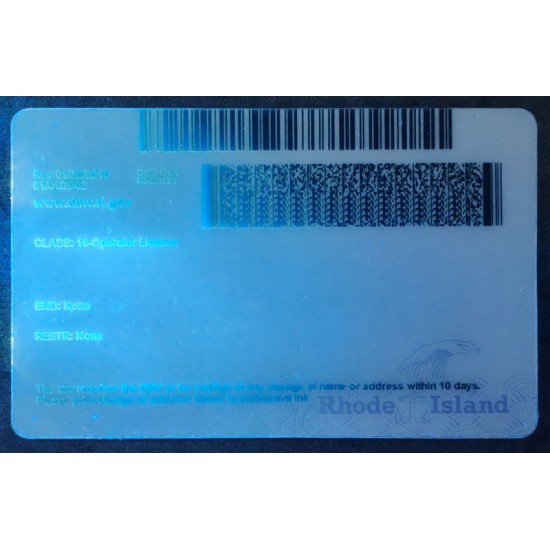 Rhode Island (RI) Fake ID
